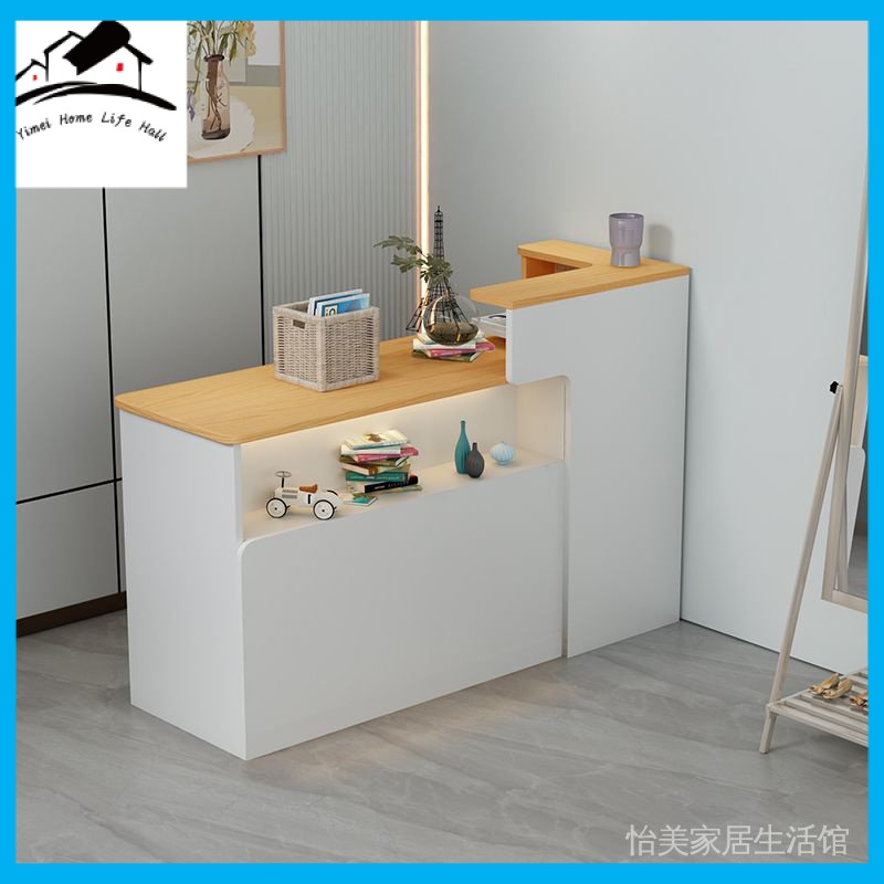 ⚜️Clothing store simple cashier cashier cabinet modern front desk store reception desk barber shop women's clothing store bar counter small WBNY